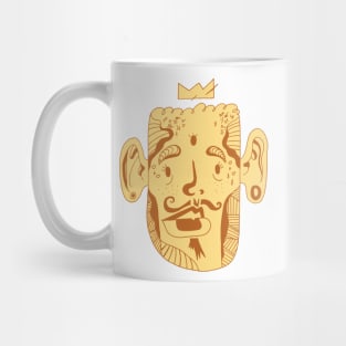 Terracotta Strange King Pierre Mug